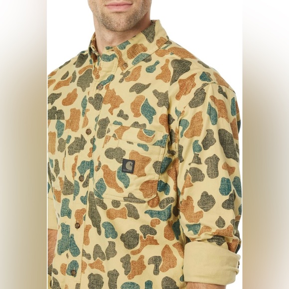 Carhartt Midweight Flannel Camo Long-Sleeve Shirt - Picture 3 of 4